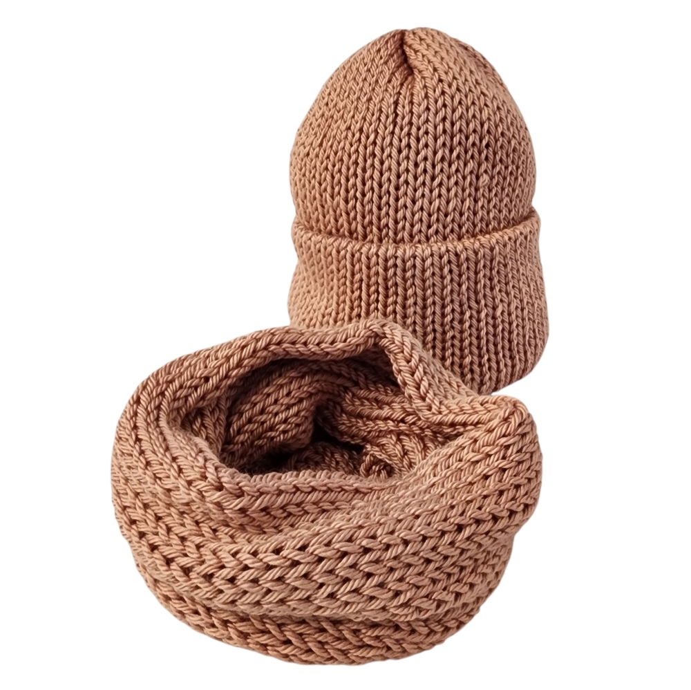 Dog Scarf and Human Hat - Matching Set (2 pieces) Hand Knit Handmade - 3 sizes - Picture 14 of 16